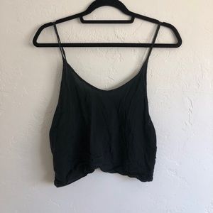 brandy Melville black crop tank
